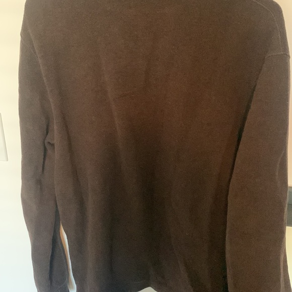 COPY - Polo quarter zip brown size S - Picture 3 of 3